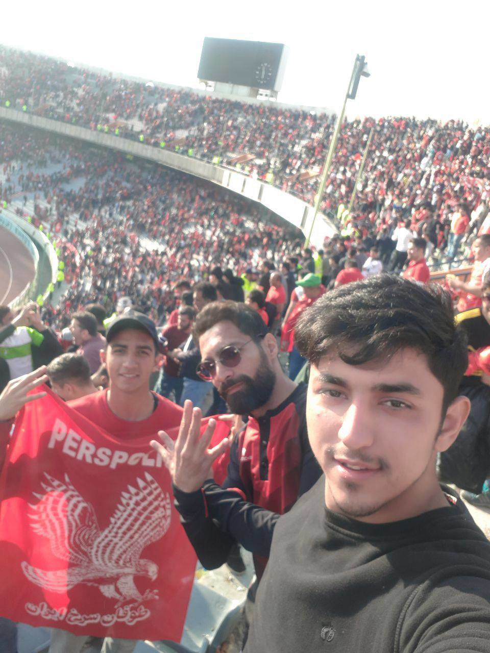 محمدامین کاظمیان در دربی 