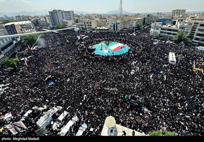 مراسم تشییع رییسی در تهران