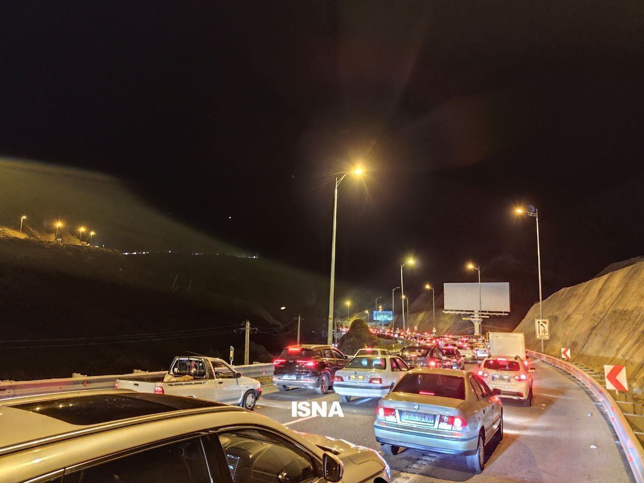 ترافیک جاده چالوس