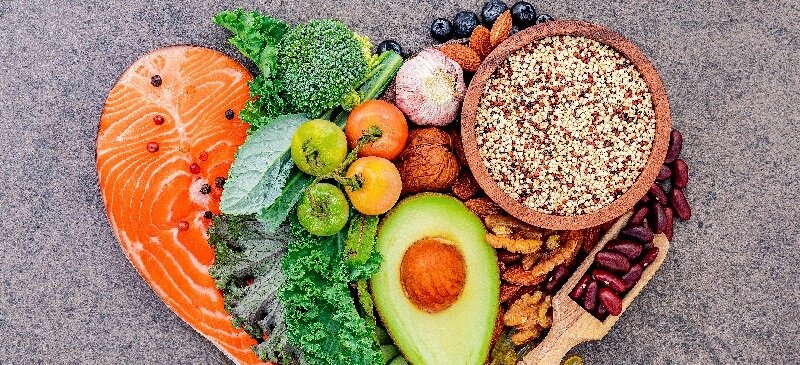 غذا برای کلسترول غذای رژیمی گوشت ماهی و سبزیجات