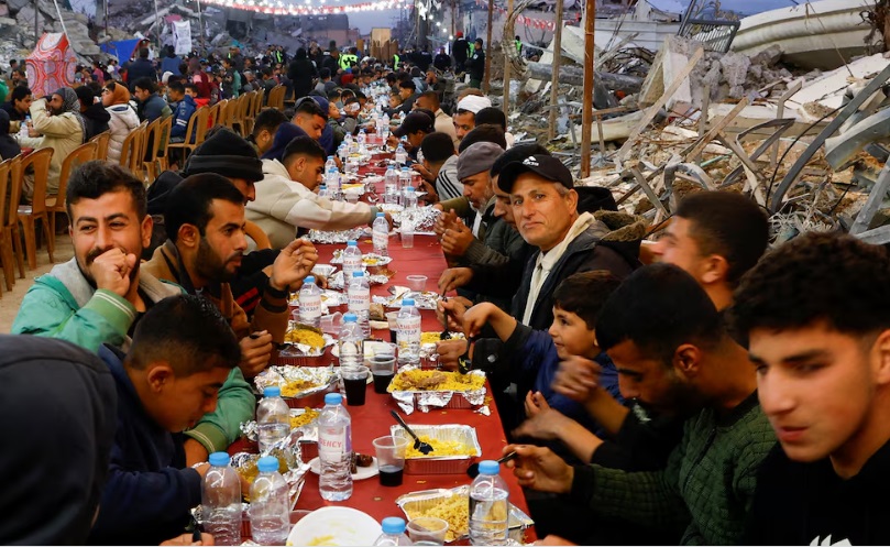 ماه رمضان در غزه افطاری در غزه