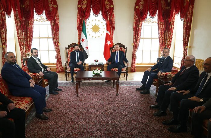 دیدار جولانی با اردوغان و جولانی