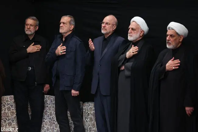 قاب تازه قالیباف و پزشکیان در یک مراسم