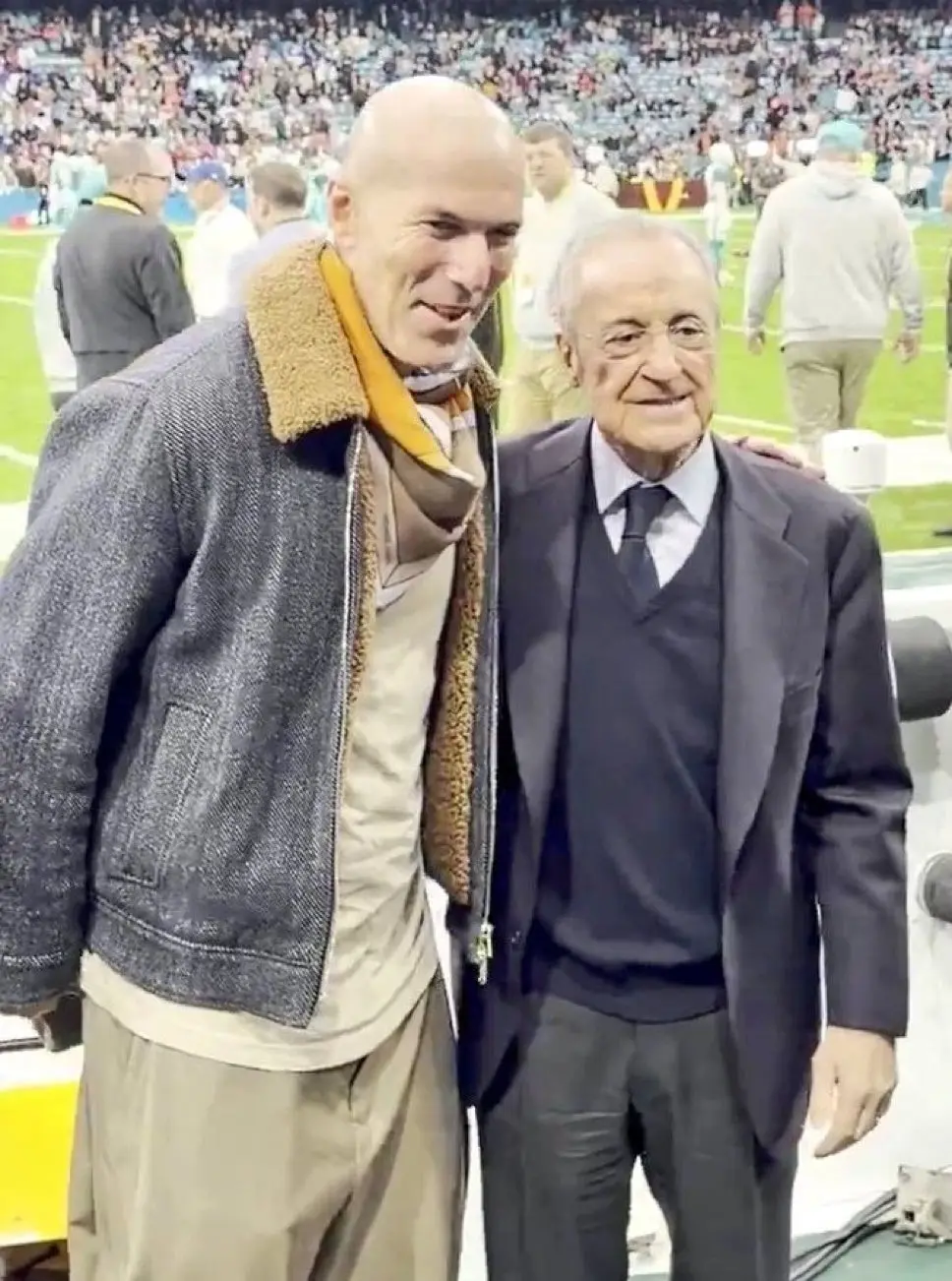 حضور زیدان در برنابئو