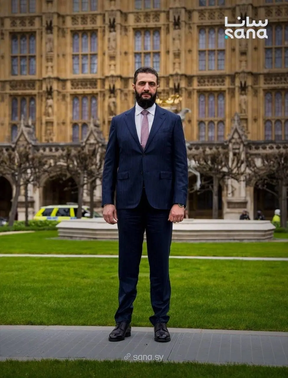 احمد الشرع در لندن