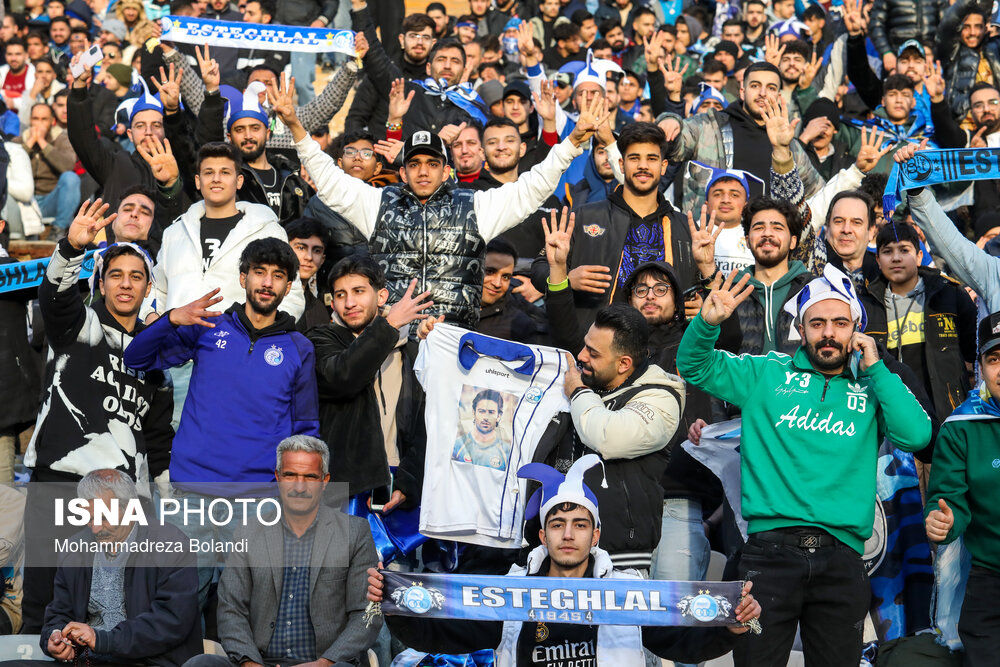 بازی استقلال و النصر هواداران استقلال