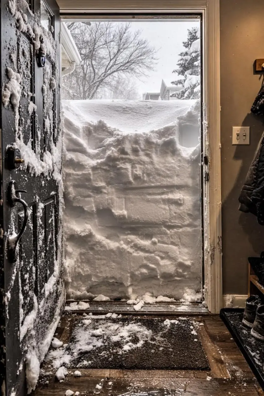 بارش برف در آمریکا