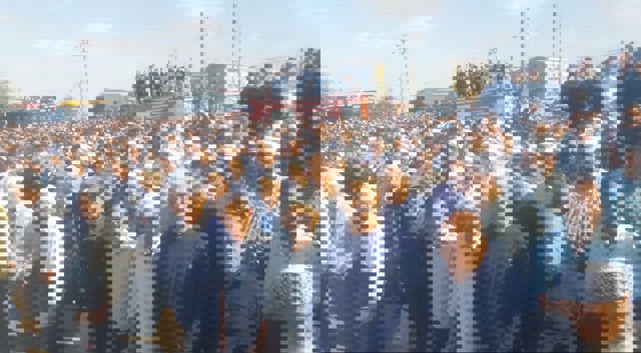 سنگ تمام مردم برای تشییع جنازه صابر کاظمی در آققلا