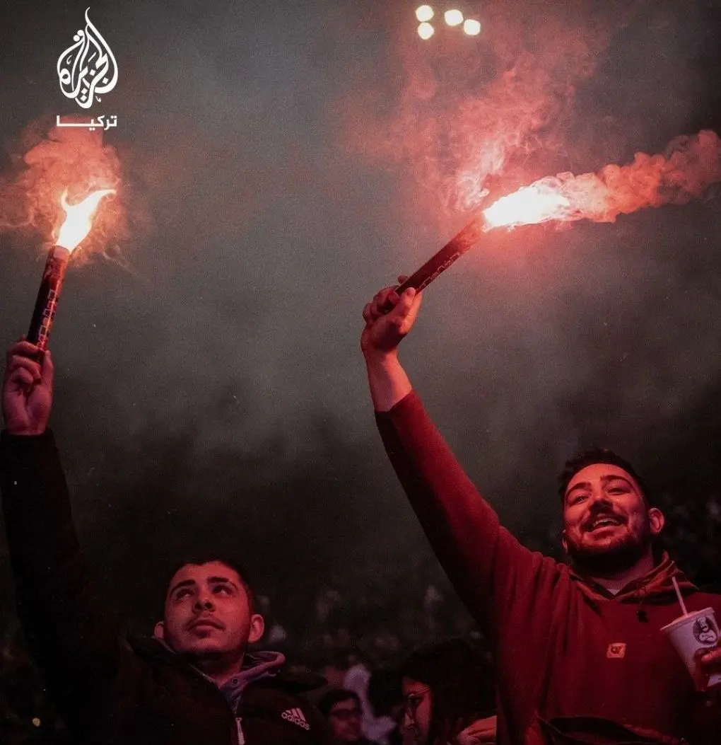 شادی مردم ترکیه پس از صعود به جام جهانی 