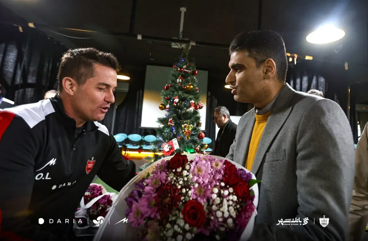 جشن پرسپولیسی‌ها برای اعضای مسیحی تیم