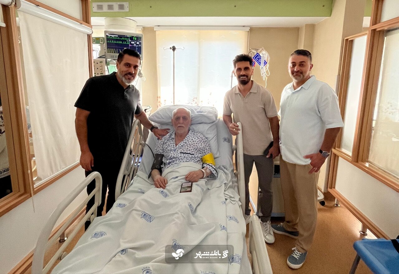 عیادت امید عالیشاه و افشین پیروانی از محمود خوردبین