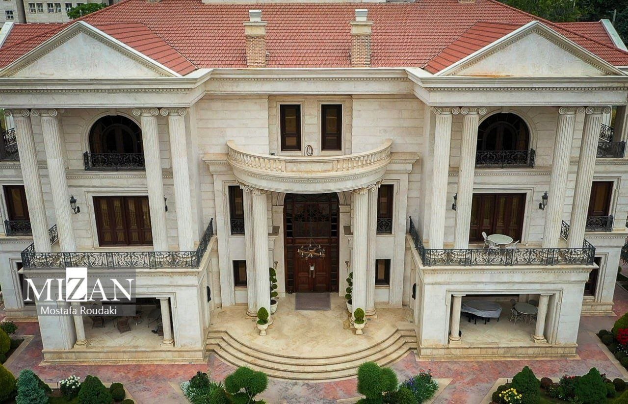 تصاویر ویلای ۸ هزار متری متهم ردیف اول چای دبش