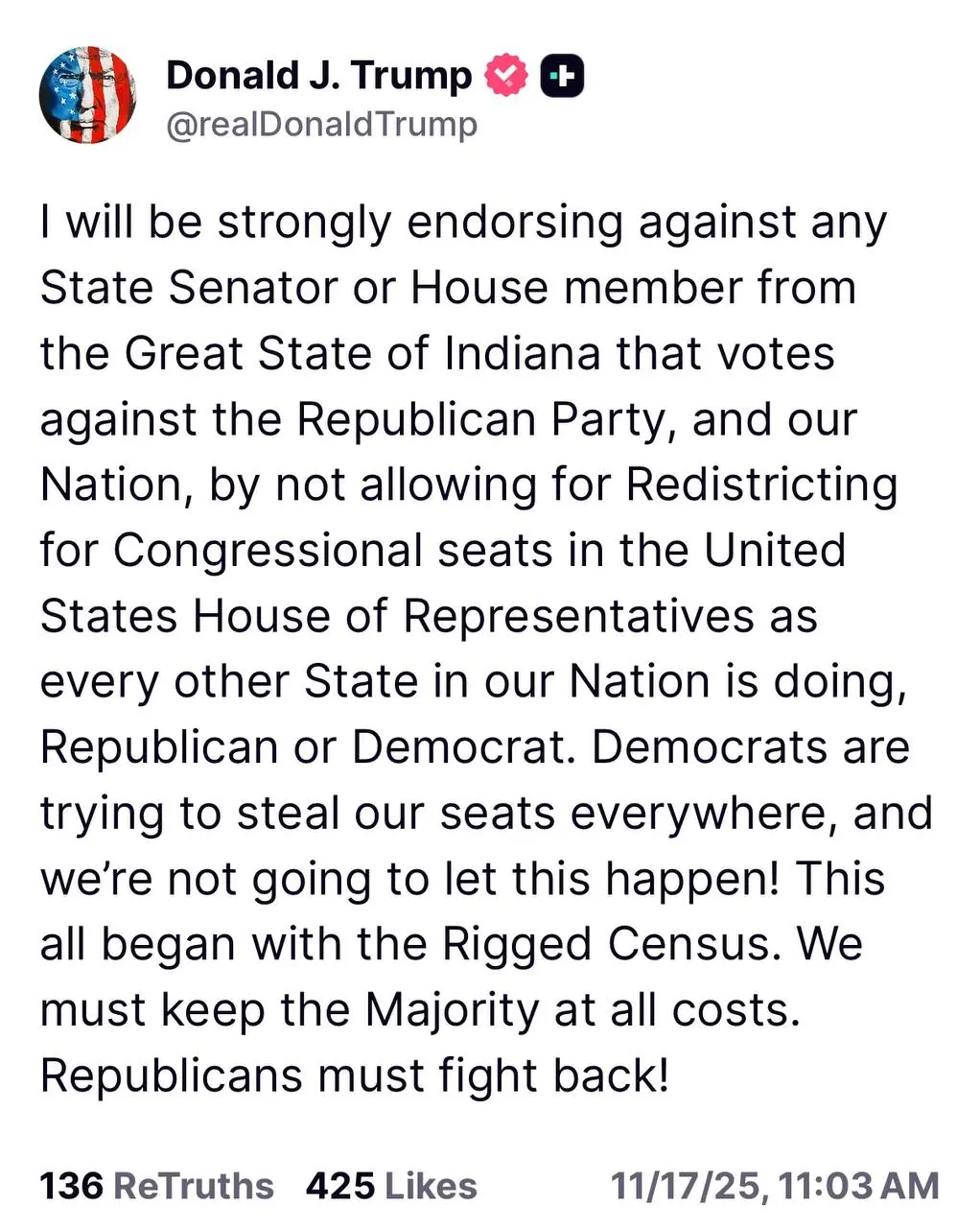 توییت ترامپ