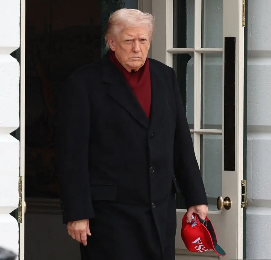 تیپ زمستانی ترامپ