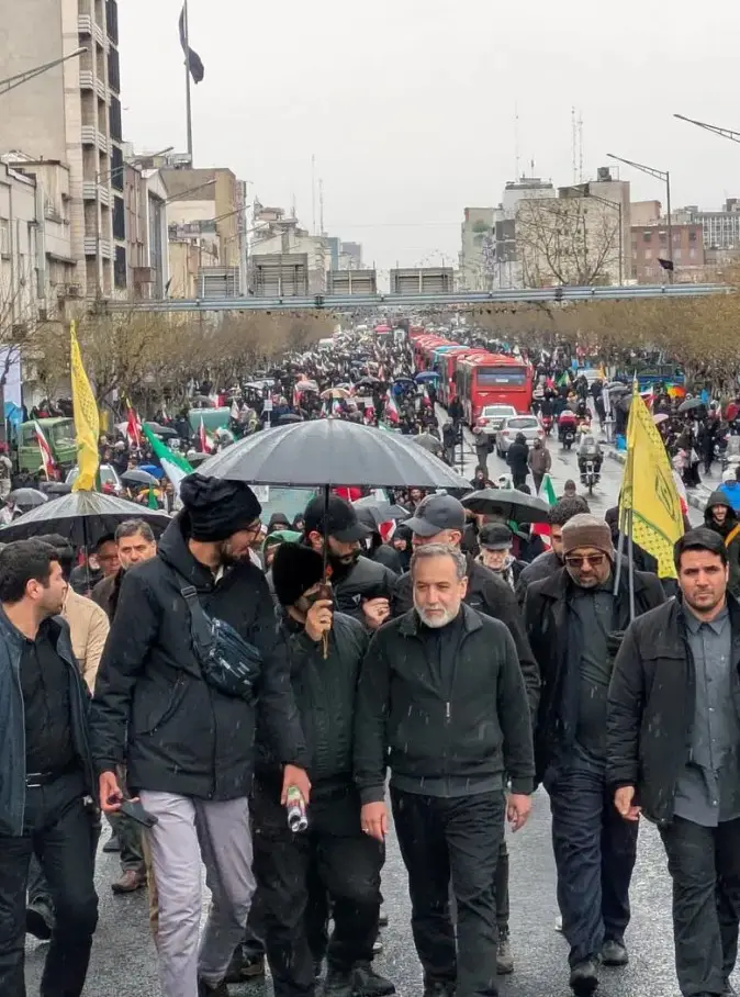 عراقچی در راهپیمایی روز قدس