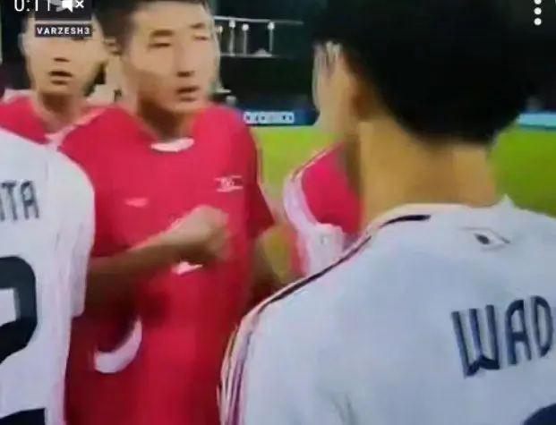 اقدام بازیکنان کره شمالی علیه ژاپن