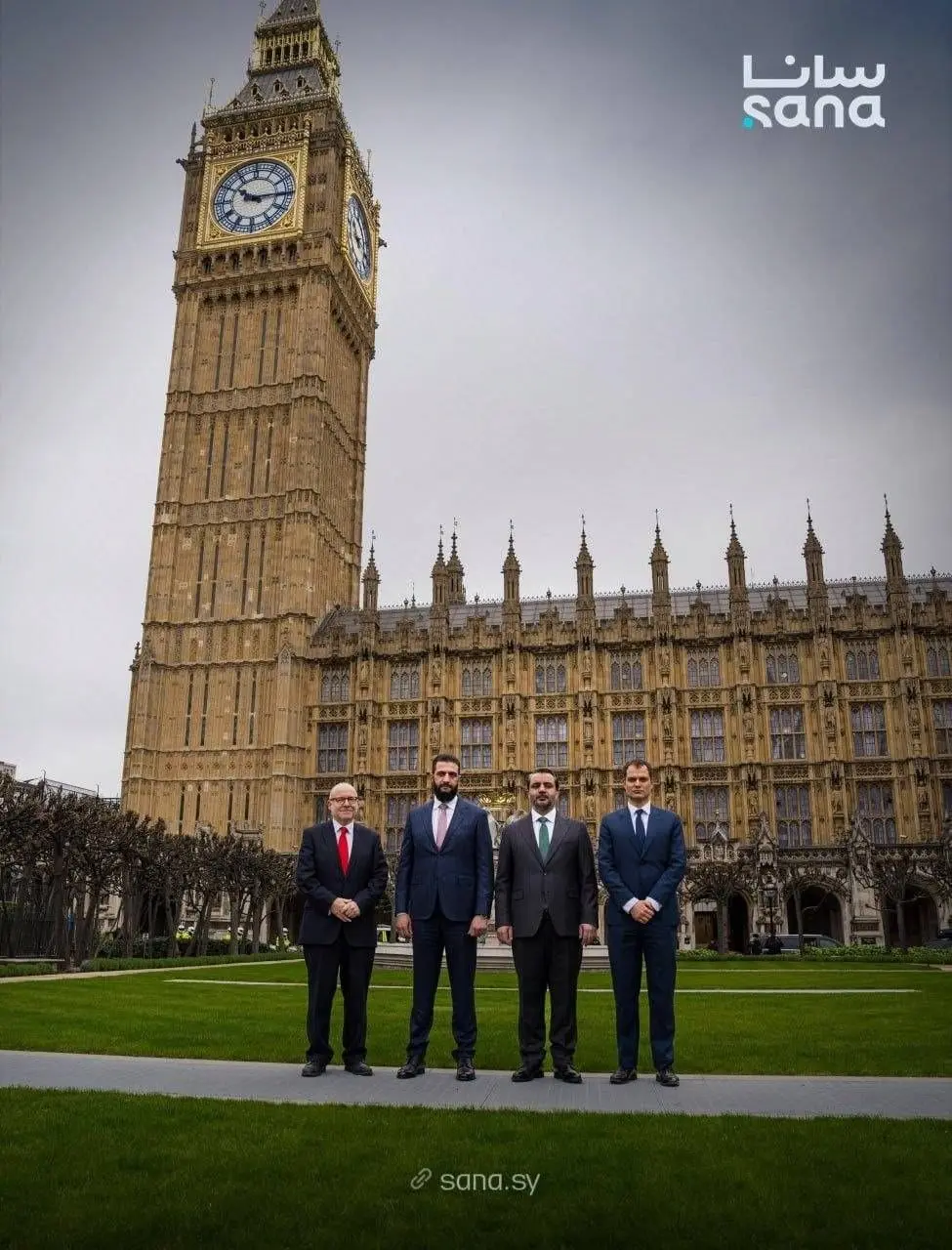 احمد الشرع در لندن