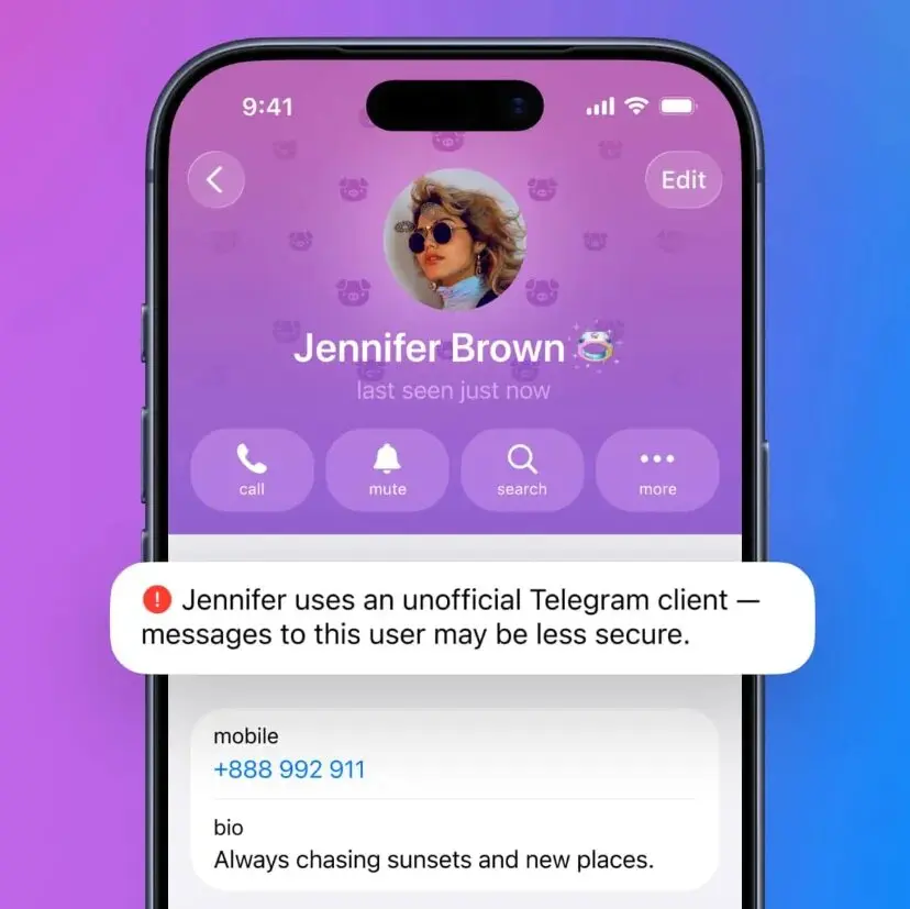 ویژگی جدید تلگرام