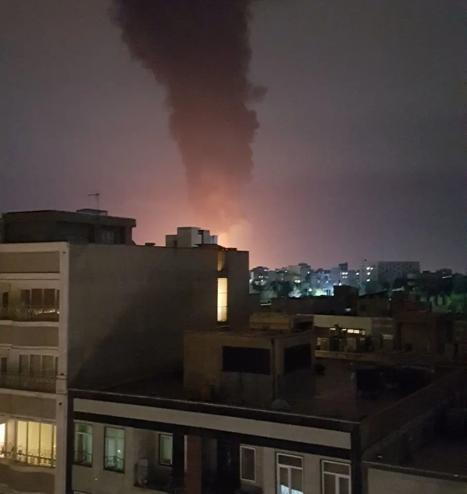 حمله اسراییل به انبار نفت کرج