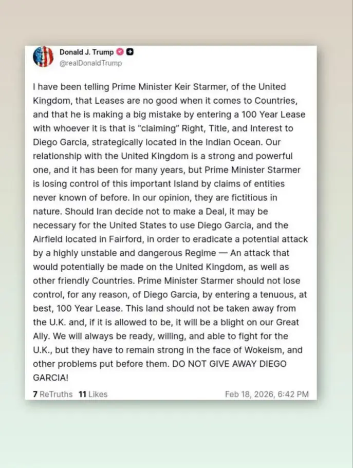 توییت دونالد ترامپ