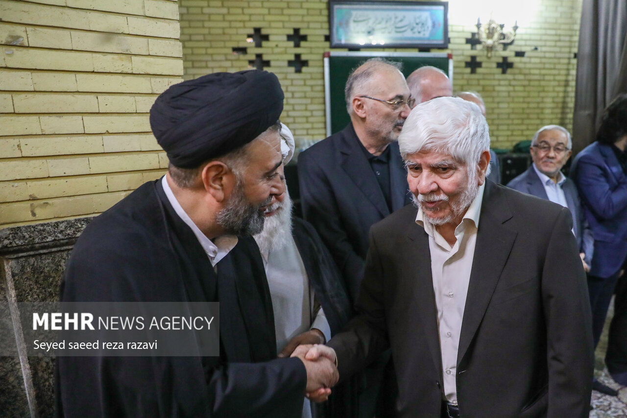 مراسم ختم همسر آیت الله سیستانی در تهران