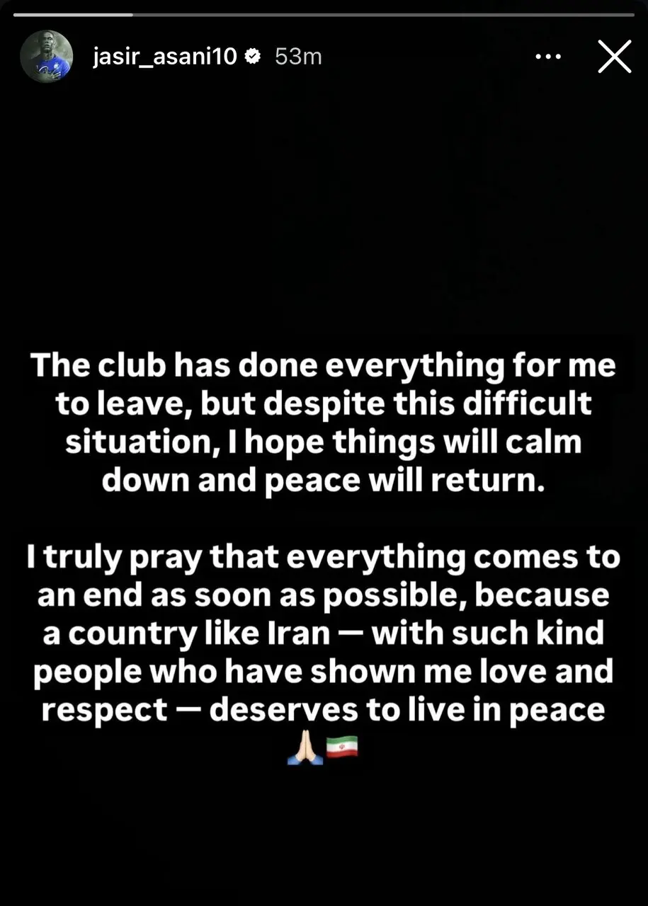 استوری یاسر آسانی