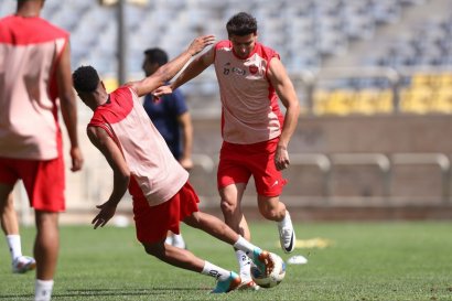 سعید مهری در تمرین پرسپولیس