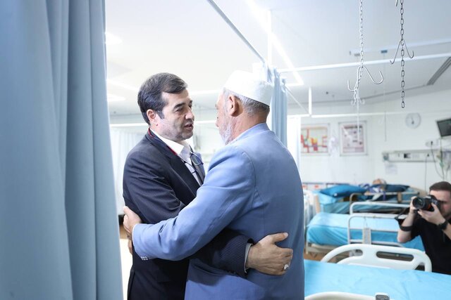 عیادت وزیر ورزش از صابر کاظمی