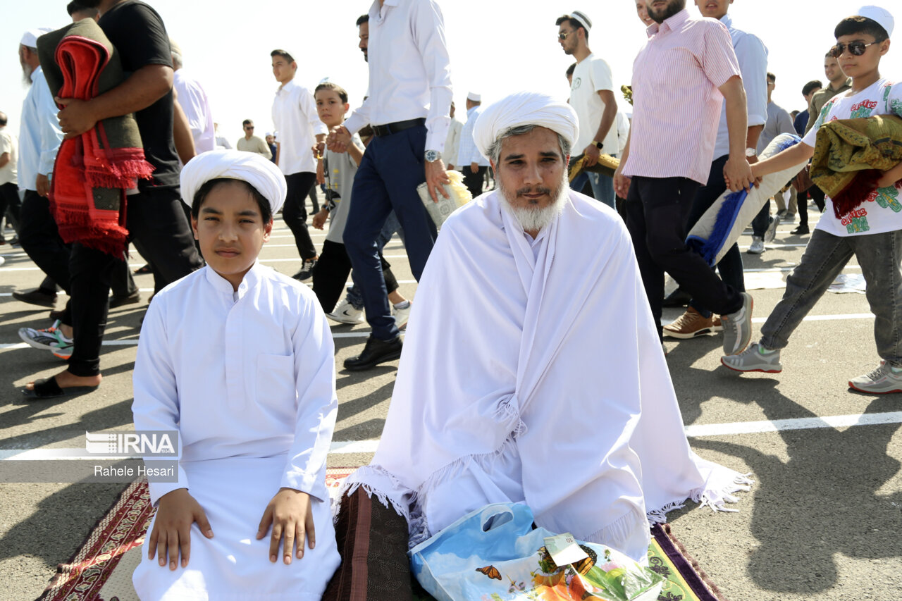 نماز عید قربان در بندر ترکمن