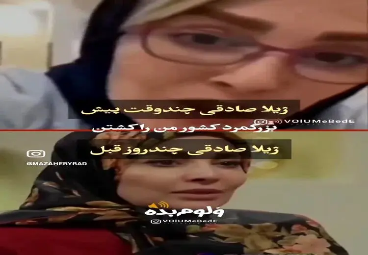 ژیلا صادقی آرزوی مرگ گزارشگر سابق تلویزیون را کرد؟/ فیلم