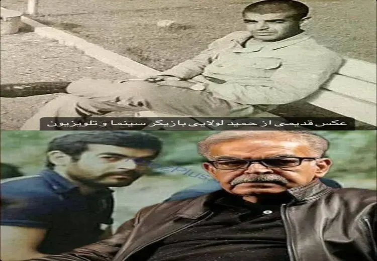 دوره سربازی حمید لولایی/ عکس