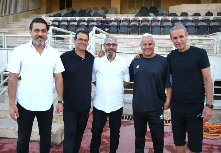 مجتبی محرمی ، تماشاگر ویژه پرسپولیس / عکس
