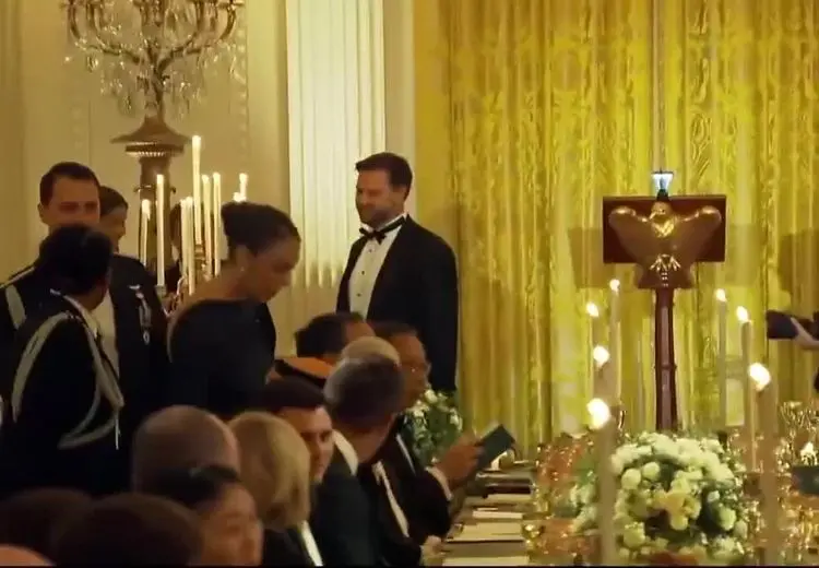 حضور کریستیانو رونالدو، همراه هیأت عربستان در ضیافت کاخ سفید