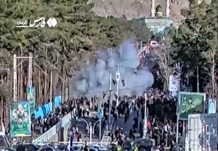  انتشار ویدئویی دیده نشده از انفجار اول حادثه تروریستی کرمان