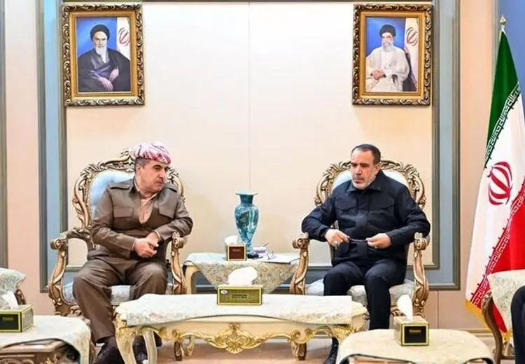 حضور هیاتی به نمایندگی از مسعود بارزانی در کنسولگری ایران در اربیل