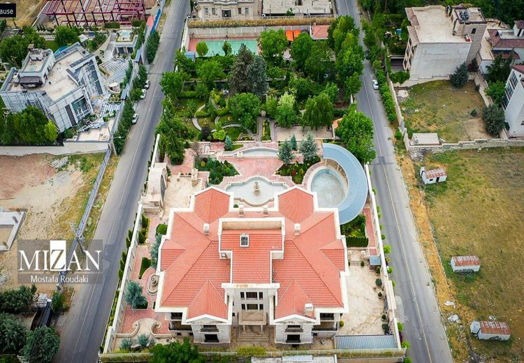 تصاویر ویلای ۸ هزار متری متهم ردیف اول چای دبش