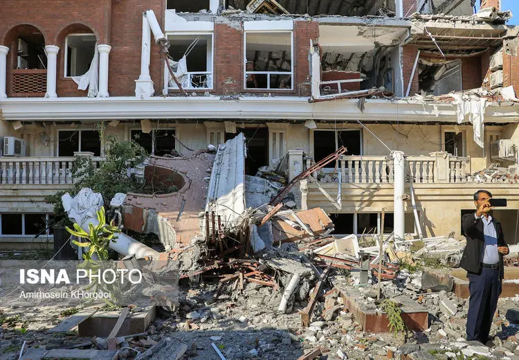 تصاویر انفجار در واحد مسکونی در بندرعباس