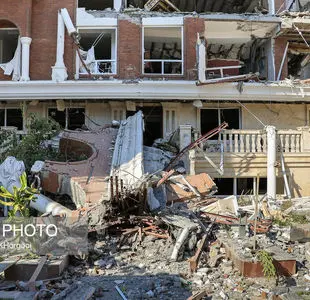 تصاویر انفجار در واحد مسکونی در بندرعباس