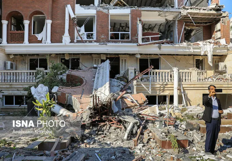 تصاویر انفجار در واحد مسکونی در بندرعباس