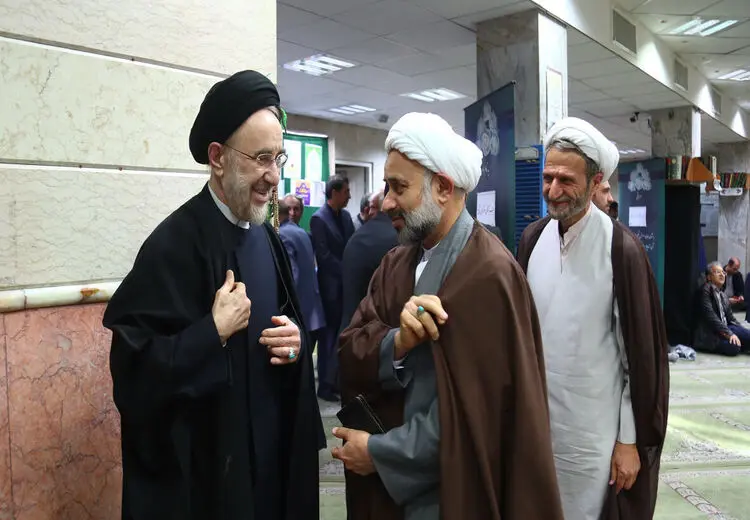 تصاویر جدید از سیدمحمد خاتمی در یک مراسم