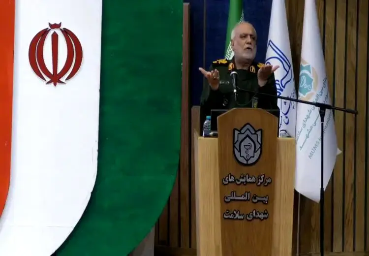 رئیس سازمان اطلاعات سپاه: از ۱۲ موشک شلیک شده به العدید ۶ موشک اصابت کرد