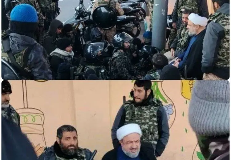 سخنرانی حمید رسایی برای نیروهای امنیتی و بسیجی در جریان ناآرامی‌های اخیر + عکس