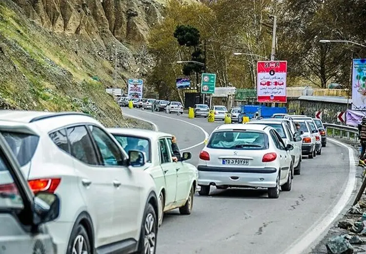 ترافیک سنگین در محورهای شمالی
