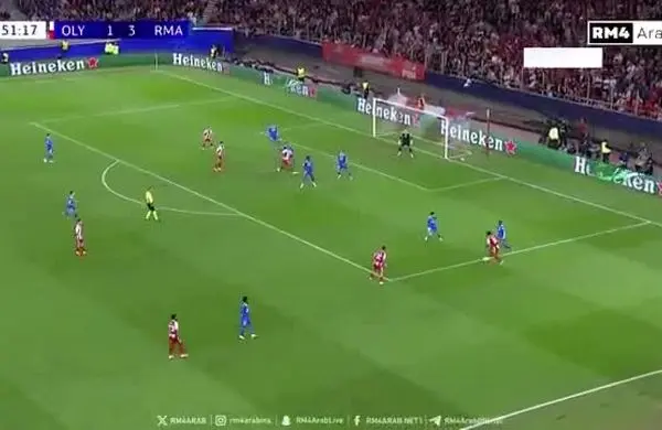 صحنه گل زدن مهدی طارمی به رئال مادرید