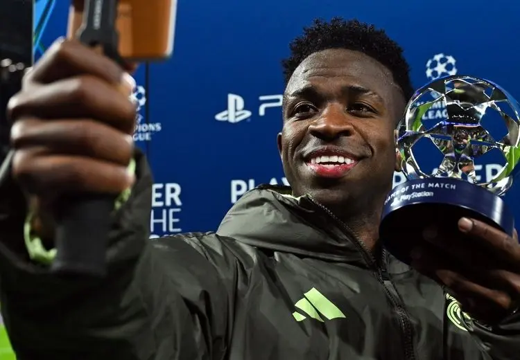 وینیسیوس جونیور، بهترین بازیکن هفته هفتم لیگ قهرمانان اروپا