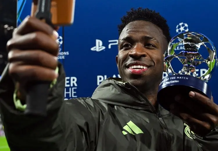 وینیسیوس جونیور، بهترین بازیکن هفته هفتم لیگ قهرمانان اروپا