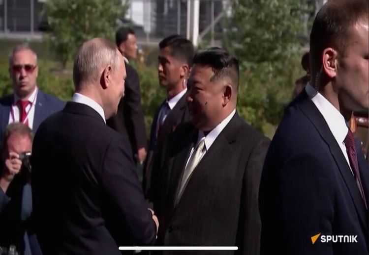 دیدار پوتین با رهبر کره شمالی در کرملین