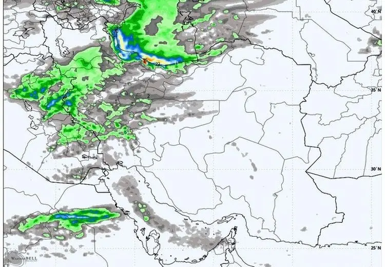 ورود سامانه بارشی جدید به کشور از روز شنبه / اوج بارش‌ها در ۹ استان

