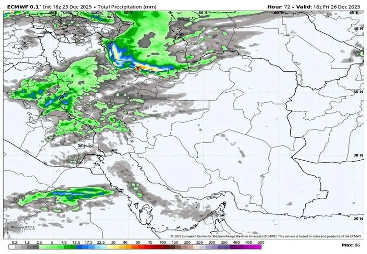 ورود سامانه بارشی جدید به کشور از روز شنبه / اوج بارش‌ها در ۹ استان

