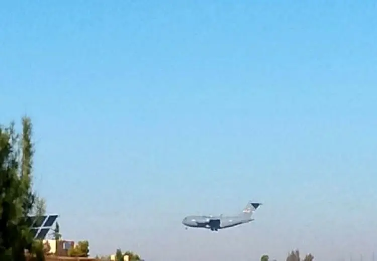 فرود پنج فروند هواپیمای باری آمریکا در سوریه